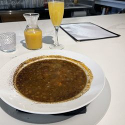 Cafe Des Artistes - Lentil soup! Amazing vegan / plant based option. Full of flavor.