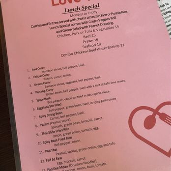 Love Thai Restaurant - Lunch Special - Thai Near Me - Concord, California Love Thai Restaurant - Lunch Special - Thai Near Me - Concord, California