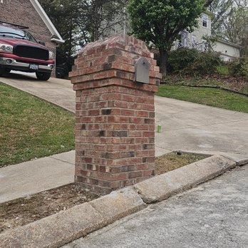 All Surface Masonry Repair - New brick castle top mailbox! - Masonry/Concrete Near Me