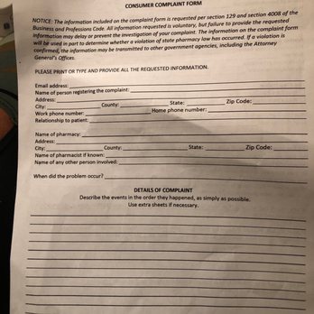 Walgreens - a letter from a customer requesting to purchase a car - Drugstores Near Me - Pasadena, California