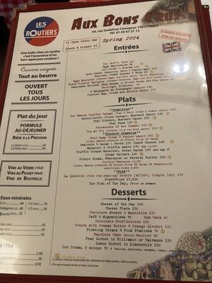 AUX BONS CRUS by null