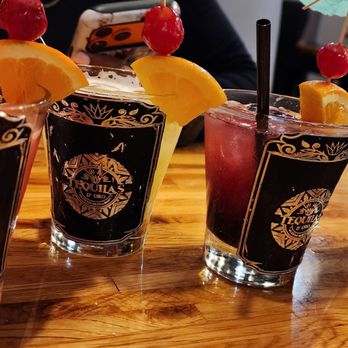 Tequilas D Oro - 5 of the margarita flight drinks - Mexican Near Me - Jacksonville, Florida