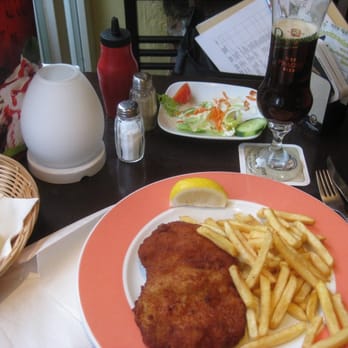 Steakhaus Angus - Schnitzel, fries and an unfortunate salad. @ 3,75 such a deal. - Steakhouses Near Me - Berlin, BE