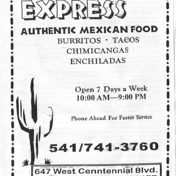 El Taco Express - Mexican Near Me - Springfield, Oregon