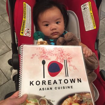 Koreatown - Hunter checking out the menu!!! - Korean Near Me - Mesa, Arizona