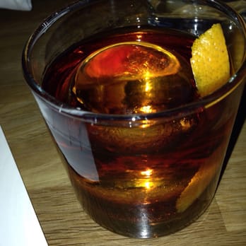The Gladly - The Beginner's Luck with an ice sphere. - New American Near Me - Phoenix, Arizona The Gladly - The Beginner's Luck with an ice sphere. - New American Near Me - Phoenix, Arizona