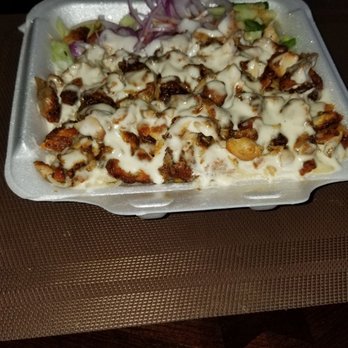 Yum shawarma - Chicken shwarma plate with rice and salad and hot sauce on the side - Mediterranean Near Me - Brampton, Ontario Yum shawarma - Chicken shwarma plate with rice and salad and hot sauce on the side - Mediterranean Near Me - Brampton, Ontario