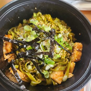 Litchi Ramen - Wow "SPICY" lomein with chicken, yes it was SPICY!!! - Poke Near Me - Cooper City, Florida Litchi Ramen - Wow "SPICY" lomein with chicken, yes it was SPICY!!! - Poke Near Me - Cooper City, Florida