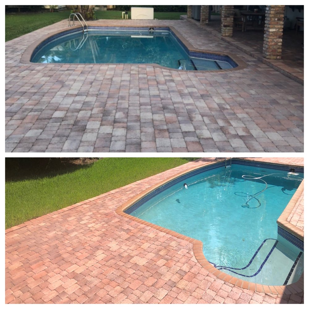Slide of South Florida Paver Sealing & Softwash
