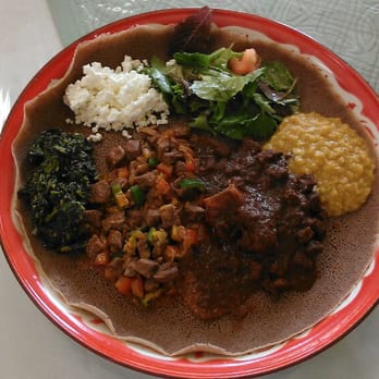 Jebena Cafe - Meat combo #1 - Ethiopian Near Me - Seattle, Washington