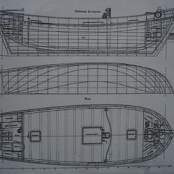 Museumswerft - Kiel- und Deckplan