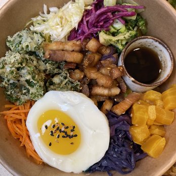 Bopbox - Moms Medley Bibimbop w pork belly - Asian Fusion Near Me - Seattle, Washington
