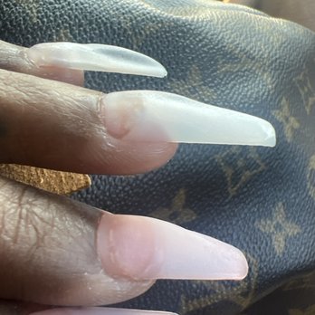 Top Nails & Spa - Was told this looked fine - Nail Salons Near Me - Cedar Hill, Texas