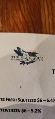 The Blue Duck Barbecue Tavern by null
