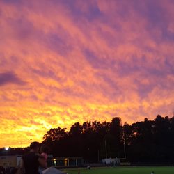 Henrico High School - Caught this awesome sunset tonight at the Henrico Highschool football season opener!!