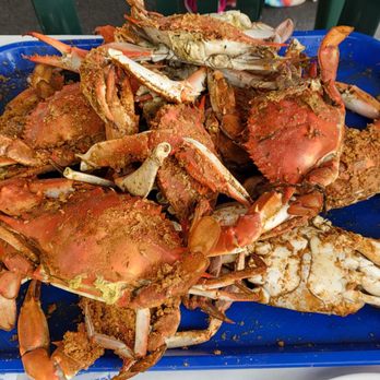 Quarterdeck - A dozen large male crabs on Mother's day. Very good. - Seafood Near Me - Arlington, Virginia Quarterdeck - A dozen large male crabs on Mother's day. Very good. - Seafood Near Me - Arlington, Virginia