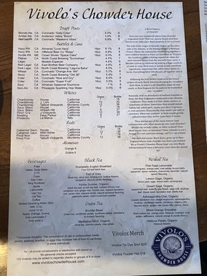 Menu photo 5 Vivolo's Chowder House Pacific Grove, CA Menu photo 5 Vivolo's Chowder House Pacific Grove, CA