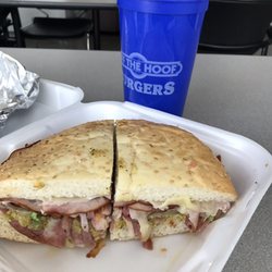Sam's Deli of Memphis - Muffuletta is massive and tasty.