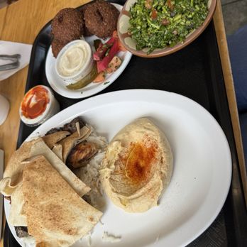 Zeitouni Grill - Had the combination plate with hummus and tabouleh as the sides. Ordered falafel as well. - Lebanese Near Me - Charlotte, North Carolina Zeitouni Grill - Had the combination plate with hummus and tabouleh as the sides. Ordered falafel as well. - Lebanese Near Me - Charlotte, North Carolina