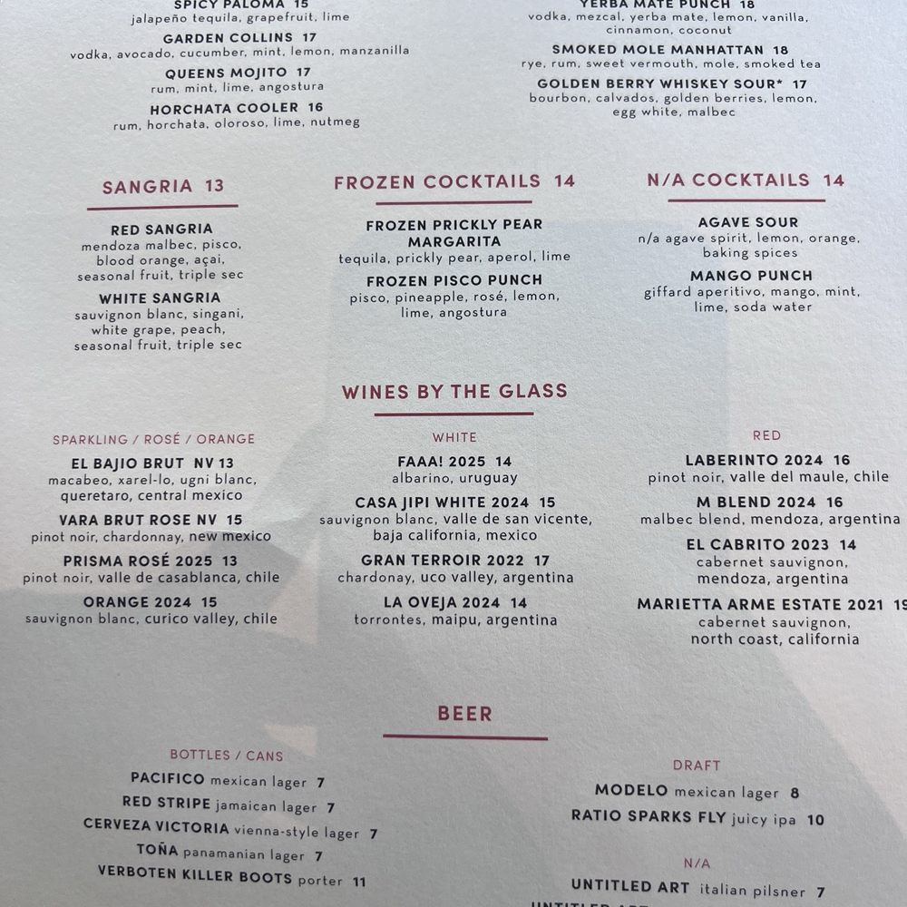 Cimera - Menu - Latin American Near Me - Denver, Colorado Cimera - Menu - Latin American Near Me - Denver, Colorado