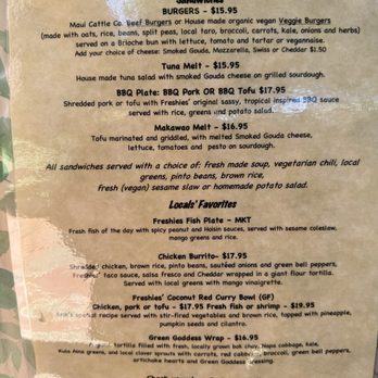 Freshies Maui - Breakfast & Brunch Near Me - Makawao, Hawaii