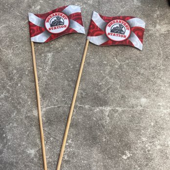 Breakfast Station - Waffle flags. ‍ - Breakfast & Brunch Near Me - Ocala, Florida