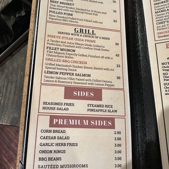 The Cats Restaurant - BBQ side of the menu - Barbeque Near Me - Los Gatos, California The Cats Restaurant - BBQ side of the menu - Barbeque Near Me - Los Gatos, California
