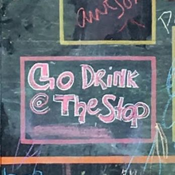 The Stop - a chalk board with chalk drawings on it - Dive Bars Near Me - Wichita, Kansas The Stop - a chalk board with chalk drawings on it - Dive Bars Near Me - Wichita, Kansas