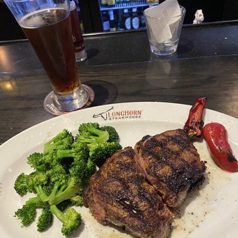 LongHorn Steakhouse - Medium rare prime Delmonico - Steakhouses Near Me - Houston, Texas LongHorn Steakhouse - Medium rare prime Delmonico - Steakhouses Near Me - Houston, Texas