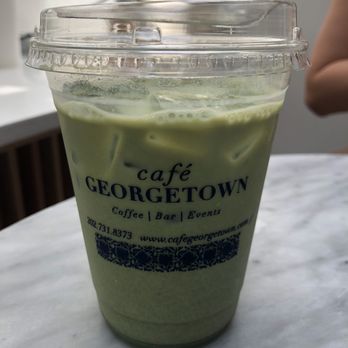 Café Georgetown - Iced Matcha Latte - Coffee & Tea Near Me - Washington, DC, District of Columbia