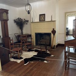 Lexington County Museum - Inside the fox house, the family sitting room