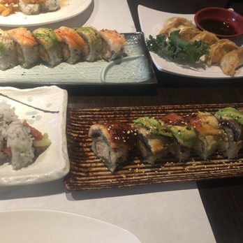 Kiku Sushi - B3. Dragon Roll , 21. Five Pieces Gyoza - Japanese Near Me - Monrovia, California