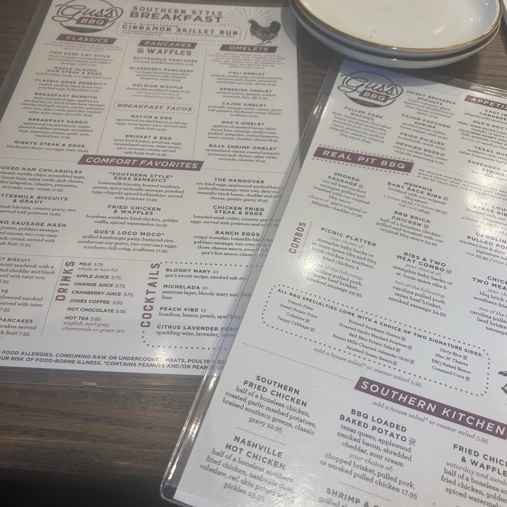 Gus's BBQ - Menus - Barbeque Near Me - Porter Ranch, California