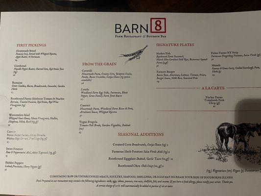 Menu photo 3 Barn8 Goshen, KY Menu photo 3 Barn8 Goshen, KY