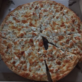 Five Corners Pizza - Chicken Alfredo pizza! Really good! People aren't that friendly but the Pizza is good! - Pizza Near Me - Pawtucket, Rhode Island