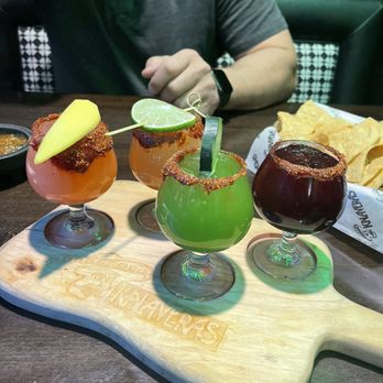 Kalaveras - Margarita flight - Mexican Near Me - Corona, California Kalaveras - Margarita flight - Mexican Near Me - Corona, California