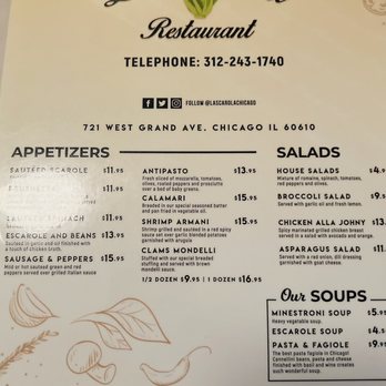 La Scarola - Menus - Italian Near Me - Chicago, Illinois La Scarola - Menus - Italian Near Me - Chicago, Illinois