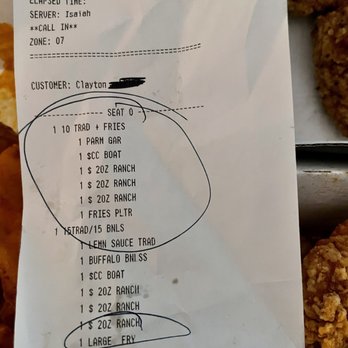 Buffalo Wild Wings - Wrong order. - Sports Bars Near Me - Bakersfield, California Buffalo Wild Wings - Wrong order. - Sports Bars Near Me - Bakersfield, California