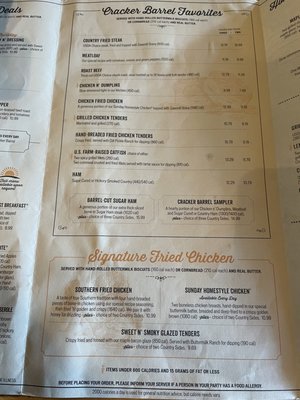 Menu photo 4 Cracker Barrel Old Country Store Harker Heights, TX Menu photo 4 Cracker Barrel Old Country Store Harker Heights, TX