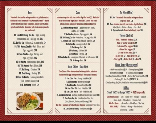 Menu photo 3 Uptown Vietnam Cuisine Columbus, GA Menu photo 3 Uptown Vietnam Cuisine Columbus, GA