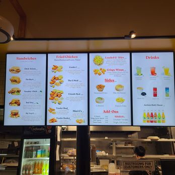 Chicken G's - Menu - Halal Near Me - San Francisco, California Chicken G's - Menu - Halal Near Me - San Francisco, California