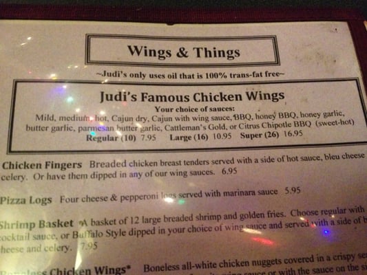 Menu photo 8 Judi's Lounge Bar & Grill Niagara Falls, NY