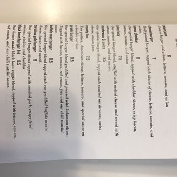 The County Line - Menu continued - American Near Me - Brecksville, Ohio