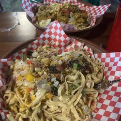Negril Island Grille - Rasta pasta with jerk chicken!