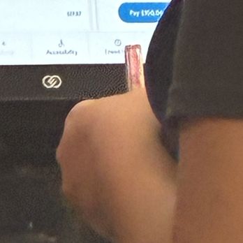Walmart Supercenter - Associate taking pictures of credit card - Grocery Near Me - Pompano Beach, Florida
