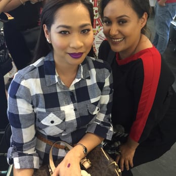 SEPHORA - Me and Vivi during our makeover session. My first time wearing purple lipstick! - Cosmetics & Beauty Supply Near Me - Cerritos, California SEPHORA - Me and Vivi during our makeover session. My first time wearing purple lipstick! - Cosmetics & Beauty Supply Near Me - Cerritos, California