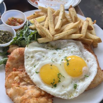Brava Garden Eatery - Free Range Chicken Milanesa - Wine Bars Near Me - Pleasanton, California
