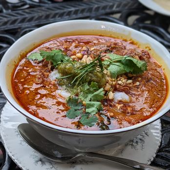 Cobi's - African curry + shrimp - we loved this. It has a sweet and smoky profile - Indian Near Me - Santa Monica, California Cobi's - African curry + shrimp - we loved this. It has a sweet and smoky profile - Indian Near Me - Santa Monica, California