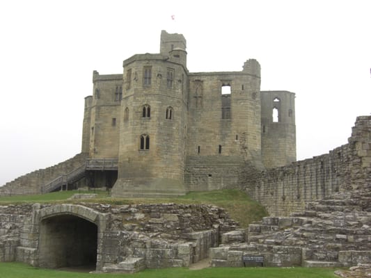 Warkworth Castle by null
