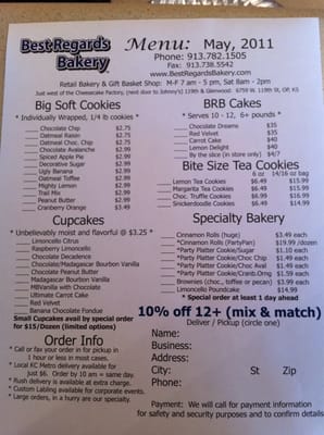 Menu photo 3 Best Regards Bakery & Cafe Overland Park, KS Menu photo 3 Best Regards Bakery & Cafe Overland Park, KS